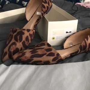 Size 10 Animal Print Flats